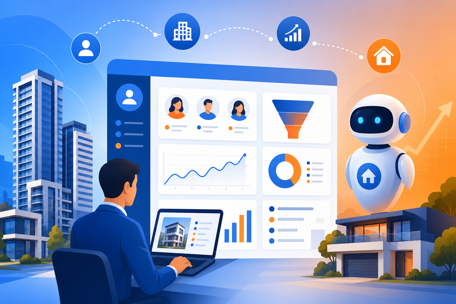 CRM com IA para Leads Imobiliários 2026: Guia Completo