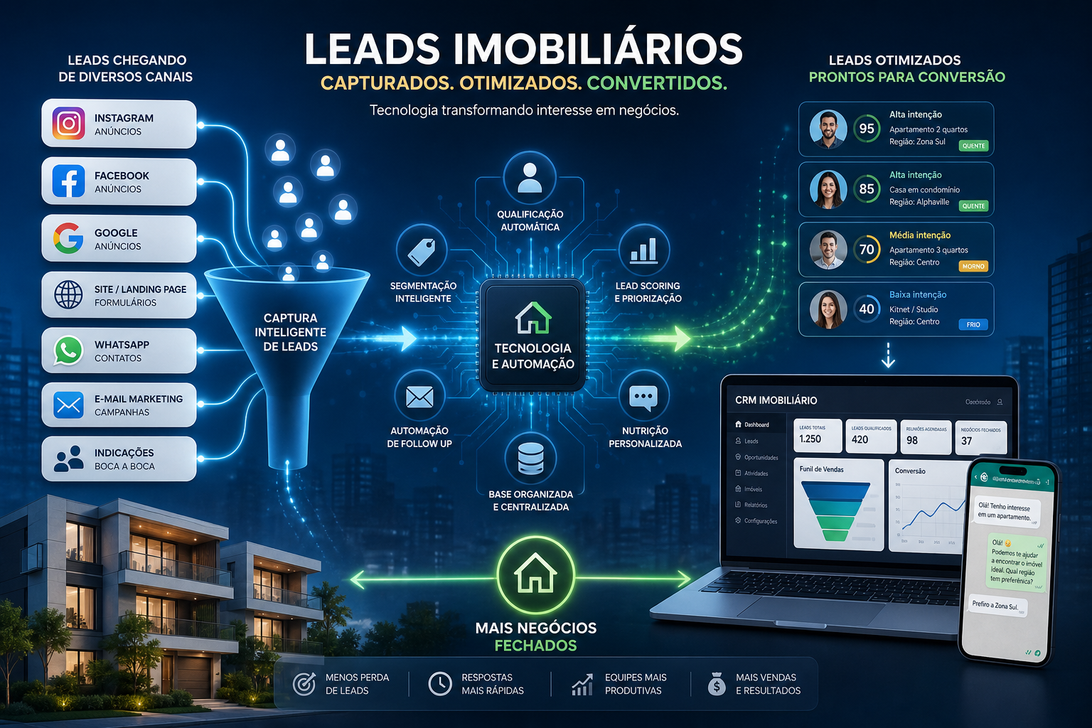 Como Imobiliárias Perdem 70% dos Leads de Meta Ads