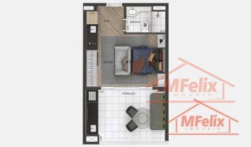 Apartamento com 1 quarto à Venda, Vila Camargos - Guarulhos