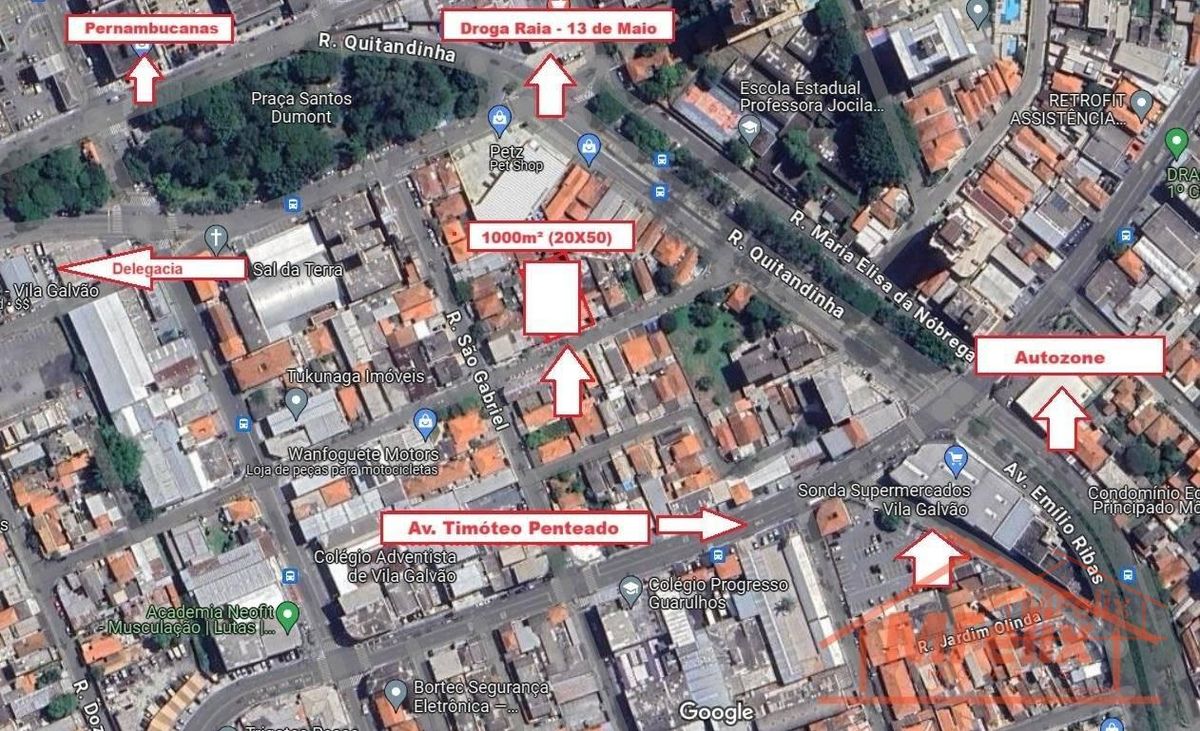 Lote/Terreno à Venda, Vila Galvão - Guarulhos