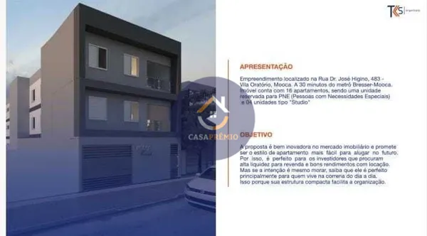 Apartamento 2Q - Vila Oratório