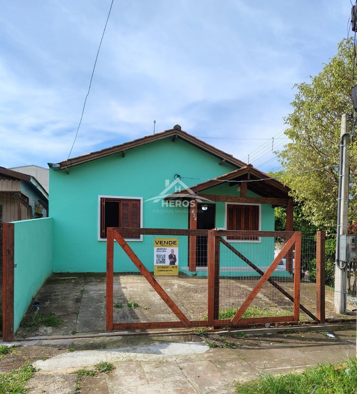 Casa térrea 2 dormitórios, Hípica, 269mil
