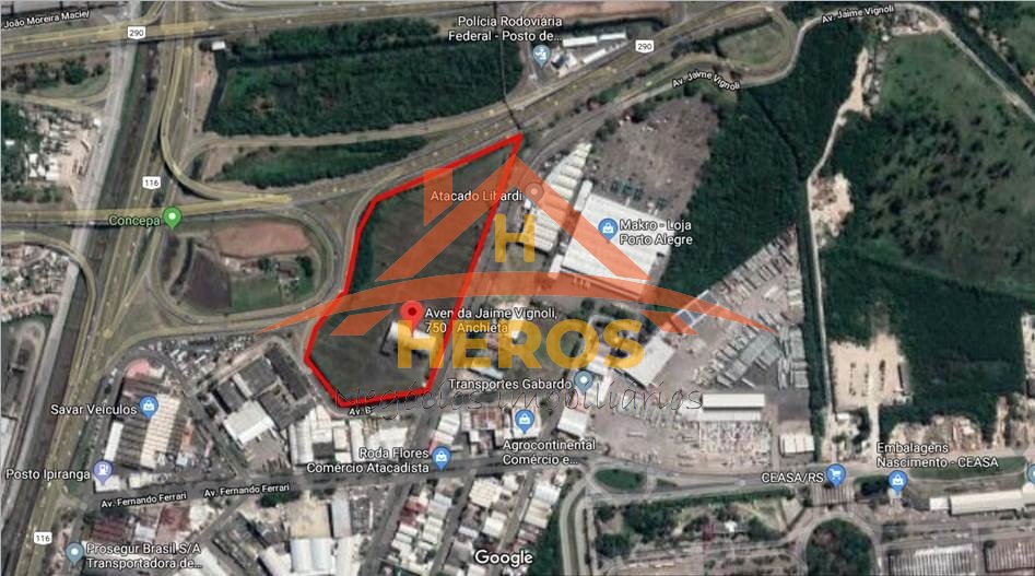 Área 44050m², Anchieta, R$ 45 milhões