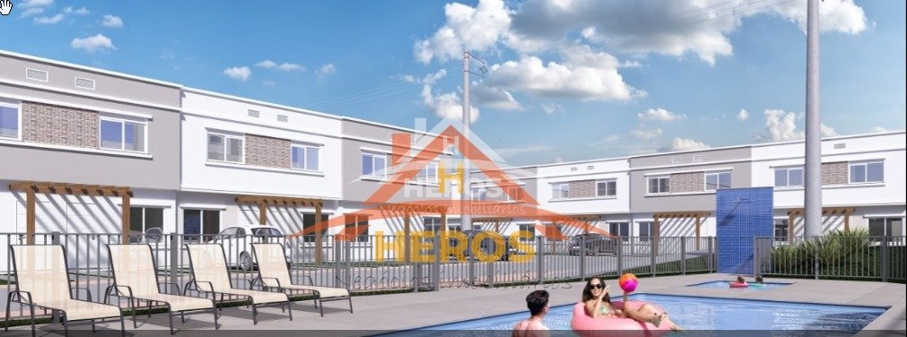 Casa cond,2 dorm, 58m², Campo Novo  R$ 276mil