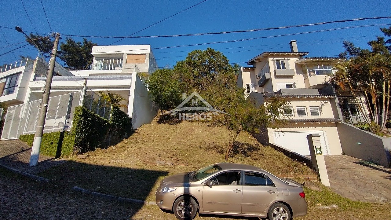 Terreno em condomínio, 842m², Nonoai, R$ 390 mil