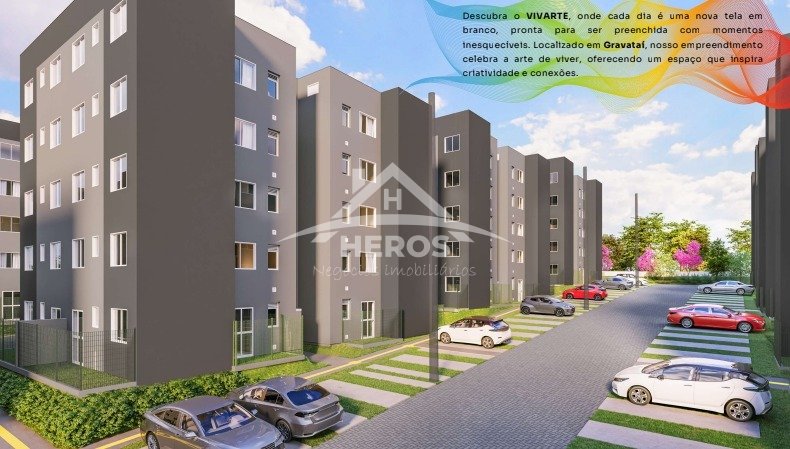 Apt 2 dorm, 45m², Morada do Vale l, R$ 244mil