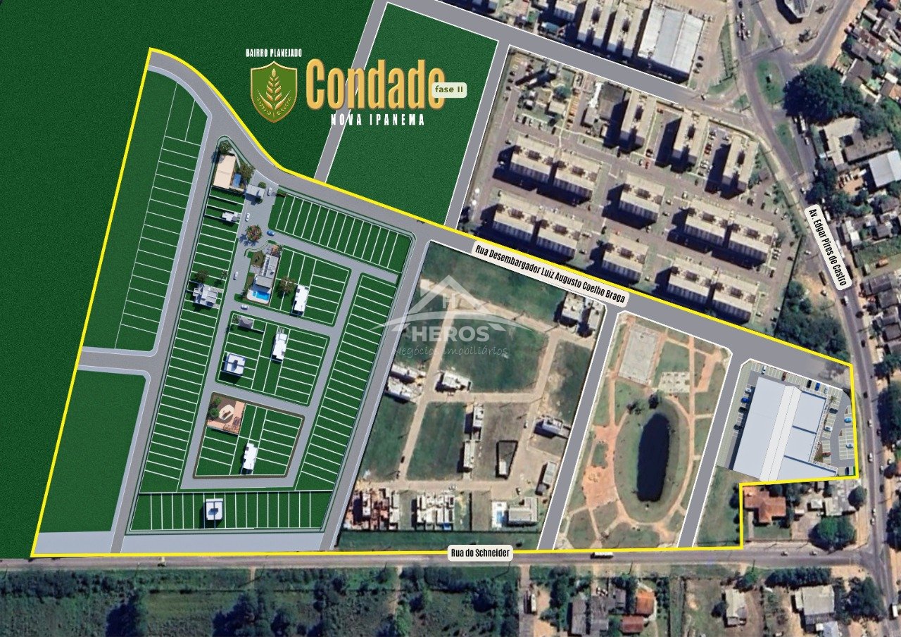 Terreno condomínio, 140m², Hípica, R$ 200mil