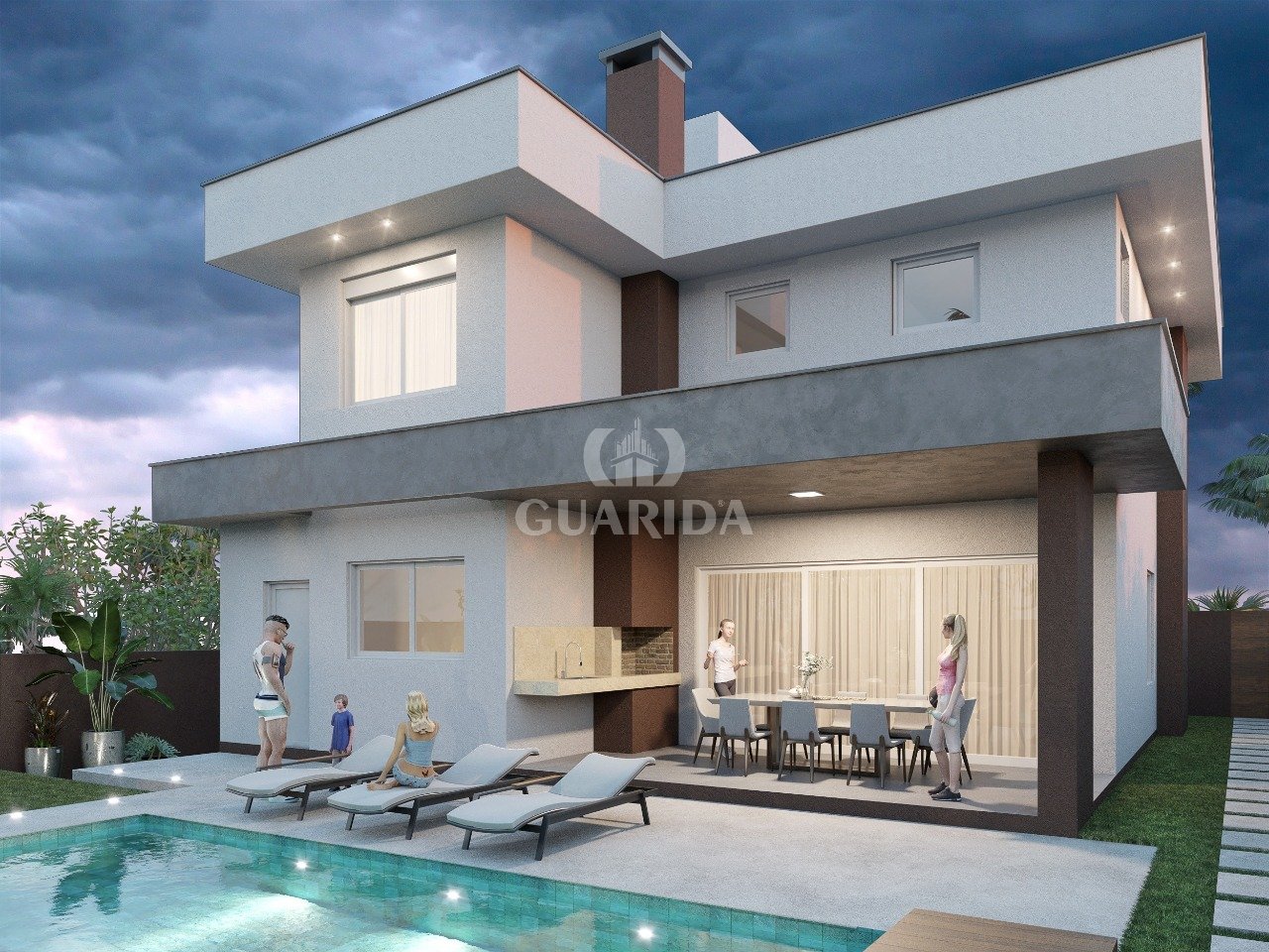 Casa de 3 suítes no cond. ALPHAVILLE