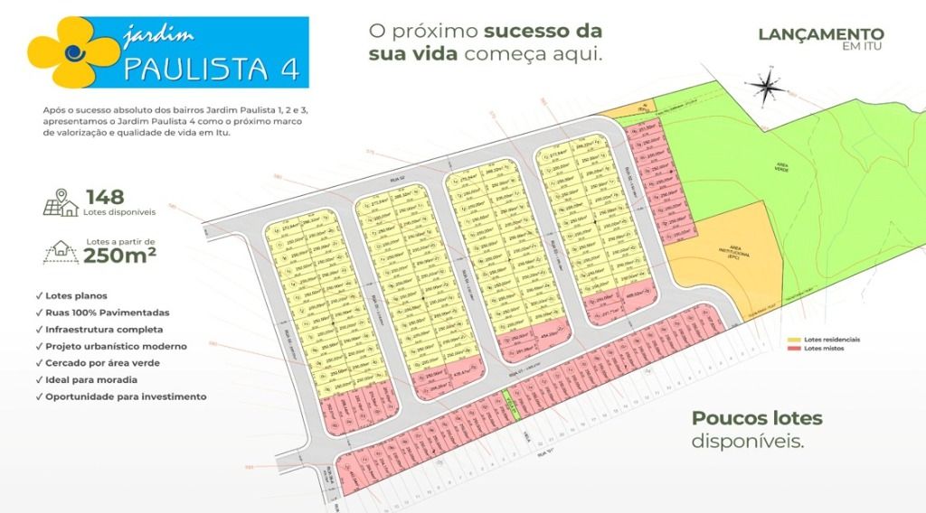 LOTEAMENTO JARDIM PAULISTA 4 – LANÇAMENTO EM ITU